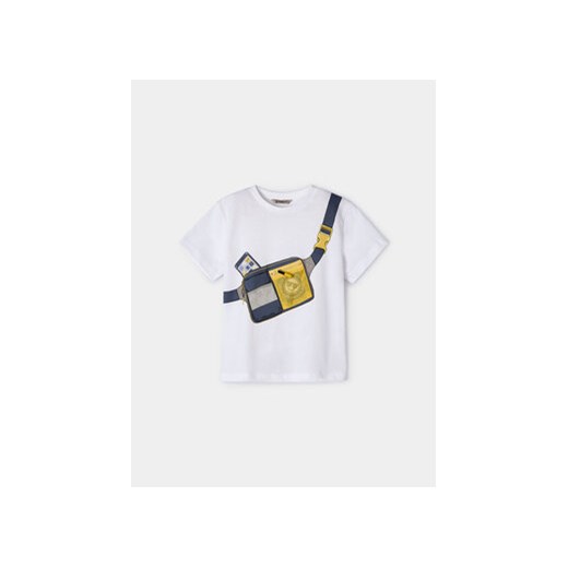 Mayoral T-Shirt 3018 Biały Regular Fit ze sklepu MODIVO w kategorii T-shirty chłopięce - zdjęcie 168787921