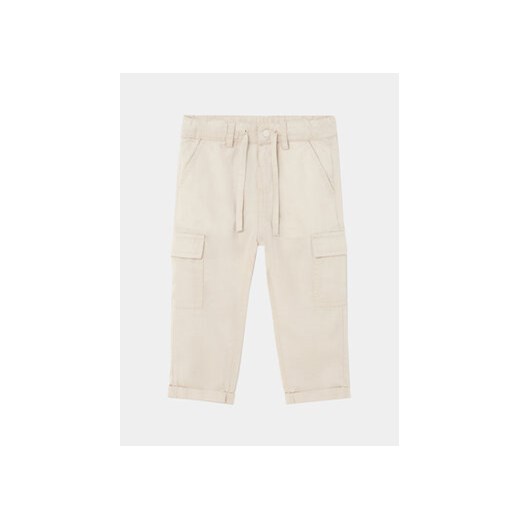 Mayoral Spodnie materiałowe 1551 Beżowy Slim Fit ze sklepu MODIVO w kategorii Spodnie i półśpiochy - zdjęcie 168788091