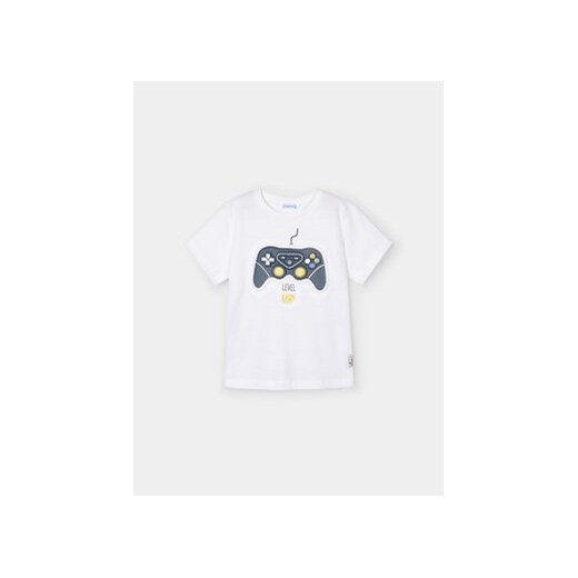 Mayoral T-Shirt 3016 Biały Regular Fit ze sklepu MODIVO w kategorii T-shirty chłopięce - zdjęcie 168788252