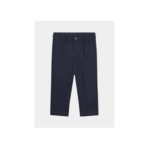Mayoral Spodnie materiałowe 1547 Granatowy Slim Fit ze sklepu MODIVO w kategorii Spodnie i półśpiochy - zdjęcie 168788513