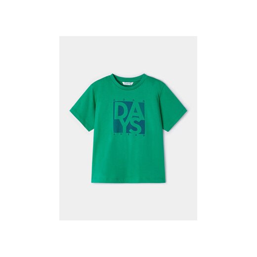 Mayoral T-Shirt 170 Zielony Regular Fit ze sklepu MODIVO w kategorii T-shirty chłopięce - zdjęcie 168788571