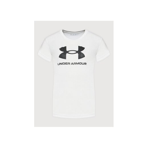 Under Armour T-Shirt Ua Sportstyle Logo 1363282 Biały Loose Fit ze sklepu MODIVO w kategorii T-shirty chłopięce - zdjęcie 168788611