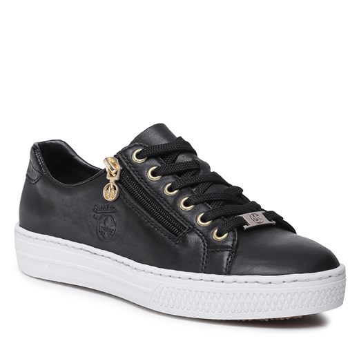 Sneakersy Rieker L59L1-01 Schwarz Rieker 36 eobuwie.pl