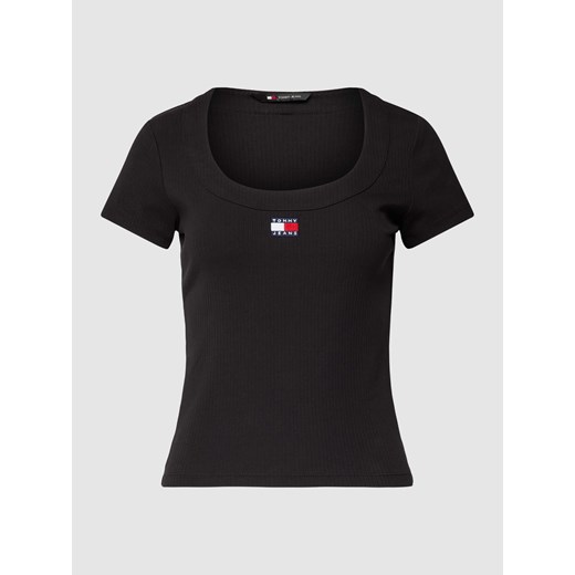 T-shirt z naszywką z logo ze sklepu Peek&Cloppenburg  w kategorii Bluzki damskie - zdjęcie 168790664