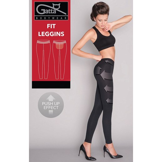 Gatta czarne legginsy push up Fit, Kolor czarny, Rozmiar S, Gatta ze sklepu Primodo w kategorii Spodnie damskie - zdjęcie 168792974