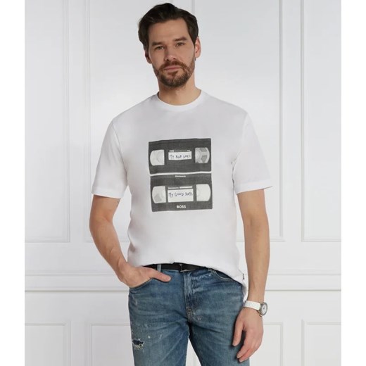 BOSS ORANGE T-shirt TeRetroLeo | Relaxed fit XL wyprzedaż Gomez Fashion Store