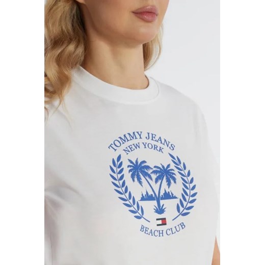 Tommy Jeans T-shirt | Regular Fit Tommy Jeans XS wyprzedaż Gomez Fashion Store