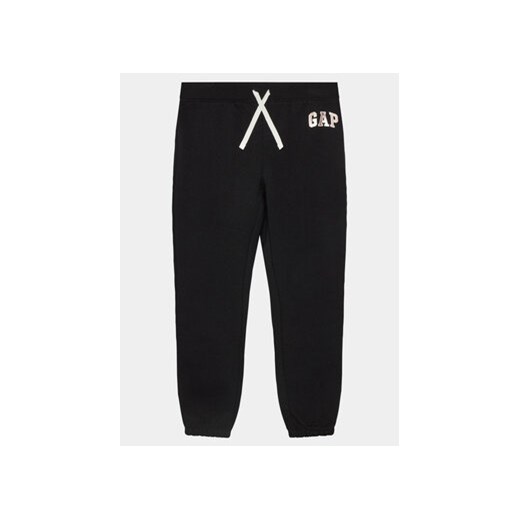 Gap Spodnie dresowe 464550-00 Czarny Regular Fit ze sklepu MODIVO w kategorii Spodnie chłopięce - zdjęcie 168794424