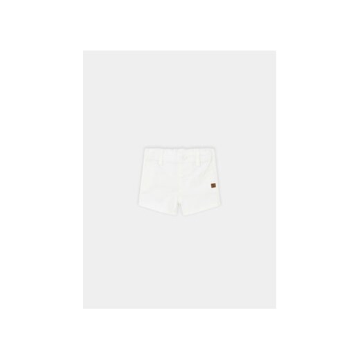 Mayoral Szorty materiałowe 201 Biały Regular Fit ze sklepu MODIVO w kategorii Spodenki niemowlęce - zdjęcie 168794431