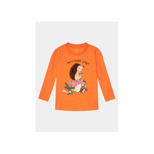 NAME IT T-Shirt 13219711 Pomarańczowy Regular Fit ze sklepu MODIVO w kategorii Bluzki dziewczęce - zdjęcie 168794433