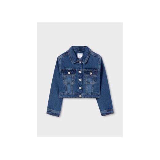 Mayoral Kurtka jeansowa 6460 Granatowy Regular Fit Mayoral 10Y MODIVO