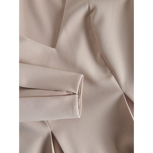 Reserved sukienka z długim rękawem mini tkaninowa 