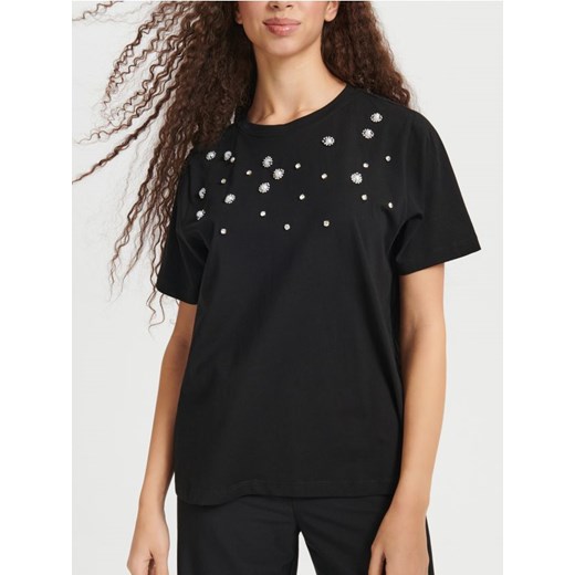 Sinsay - Koszulka - czarny ze sklepu Sinsay w kategorii Bluzki damskie - zdjęcie 168798763