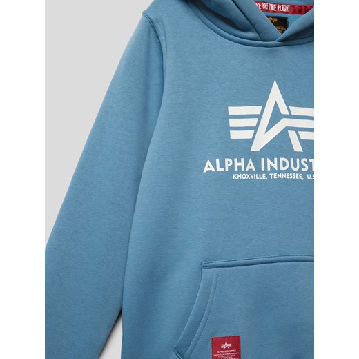 Bluza chłopięca niebieska Alpha Industries 