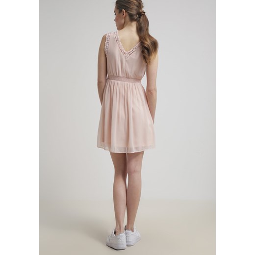 Vero Moda VMDURA Sukienka letnia peach whip zalando bezowy bez wzorów/nadruków