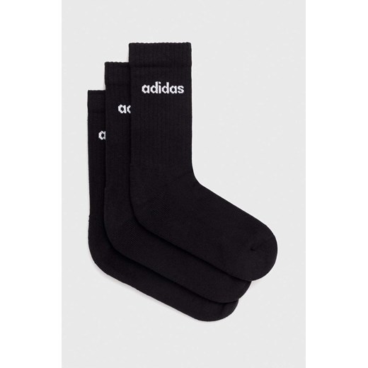 adidas skarpetki 3-pack Essentials kolor czarny IC1301 ze sklepu ANSWEAR.com w kategorii Skarpetki damskie - zdjęcie 168810932