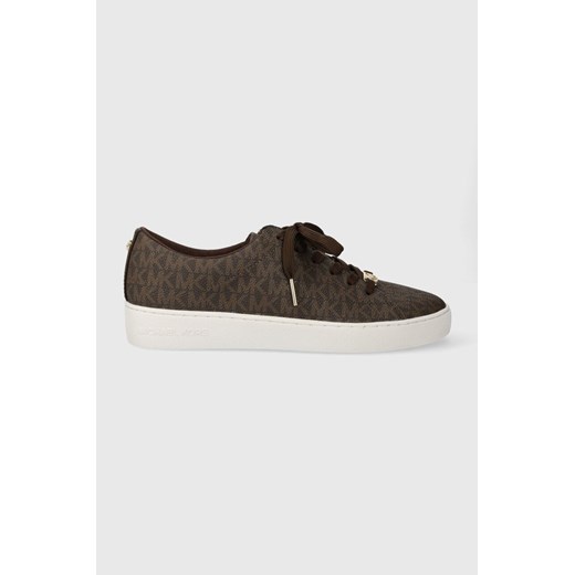 MICHAEL Michael Kors sneakersy Keaton kolor brązowy 43R4KTFS1B ze sklepu ANSWEAR.com w kategorii Trampki damskie - zdjęcie 168813091