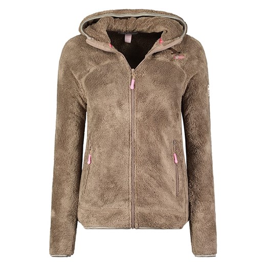 Geographical Norway Kurtka polarowa &quot;Upalood&quot; w kolorze jasnobrązowo-szarym ze sklepu Limango Polska w kategorii Bluzy damskie - zdjęcie 168818600