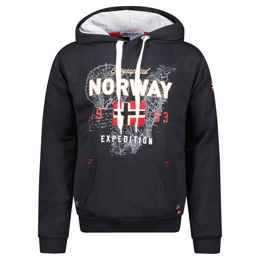 Geographical Norway Bluza &quot;Guitre&quot; w kolorze czarnym ze sklepu Limango Polska w kategorii Bluzy męskie - zdjęcie 168819503