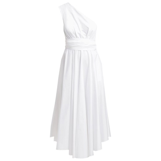 Tibi Sukienka koktajlowa white zalando szary abstrakcyjne wzory