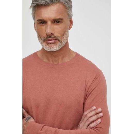 Sisley sweter męski kolor różowy lekki Sisley XL ANSWEAR.com