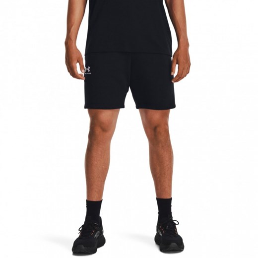 Męskie spodenki dresowe Under Armour UA Icon Fleece Short - czarne ze sklepu Sportstylestory.com w kategorii Spodenki męskie - zdjęcie 168823421