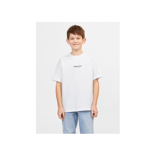 Jack&Jones Junior T-Shirt Vesterbro 12242827 Biały Loose Fit ze sklepu MODIVO w kategorii T-shirty chłopięce - zdjęcie 168825424