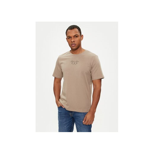Jack&Jones T-Shirt 12251315 Beżowy Regular Fit ze sklepu MODIVO w kategorii T-shirty męskie - zdjęcie 168826884
