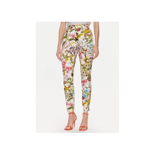 Marciano Guess Spodnie materiałowe Botanical 4RGB18 7247Z Kolorowy Regular Fit ze sklepu MODIVO w kategorii Spodnie damskie - zdjęcie 168827031