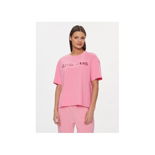 Gaudi T-Shirt 411BD64025 Różowy Relaxed Fit ze sklepu MODIVO w kategorii Bluzki damskie - zdjęcie 168827272