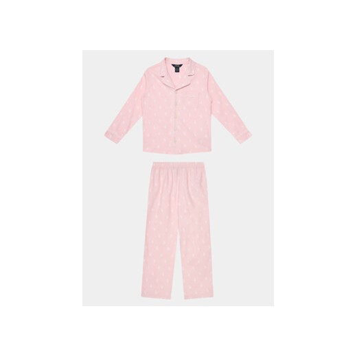 Polo Ralph Lauren Piżama 4P0150 Różowy Regular Fit ze sklepu MODIVO w kategorii Piżamy dziecięce - zdjęcie 168827480