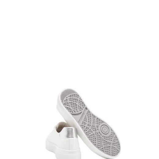 Białe buty sportowe damskie Gant sneakersy z tworzywa sztucznego 