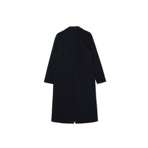Cropp - Czarny płaszcz - czarny Cropp L Cropp