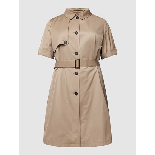 Sukienka PLUS SIZE o długości do kolan z paskiem w talii model ‘TARBES’ ze sklepu Peek&Cloppenburg  w kategorii Sukienki - zdjęcie 168836221