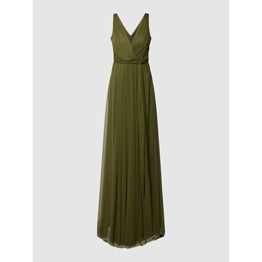 Sukienka wieczorowa z tasiemką w talii ze sklepu Peek&Cloppenburg  w kategorii Sukienki - zdjęcie 168836392