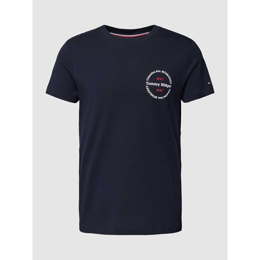 T-shirt o kroju slim fit z okrągłym dekoltem ze sklepu Peek&Cloppenburg  w kategorii T-shirty męskie - zdjęcie 168836414