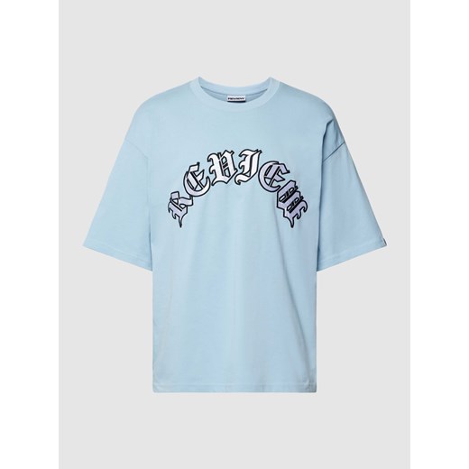 T-shirt o kroju oversized z czystej bawełny ze sklepu Peek&Cloppenburg  w kategorii T-shirty męskie - zdjęcie 168836610