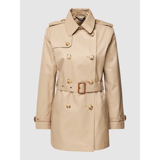 Płaszcz z paskiem w talii ze sklepu Peek&Cloppenburg  w kategorii Płaszcze damskie - zdjęcie 168836732