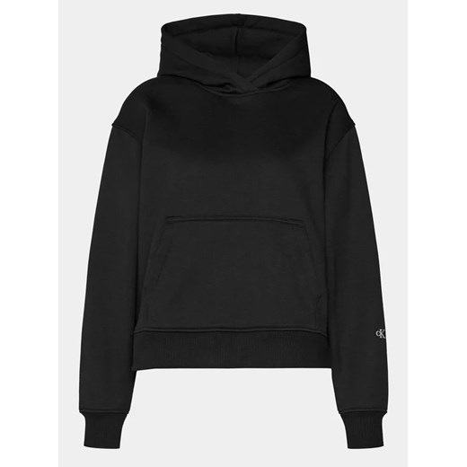 Calvin Klein Jeans Bluza Back Bold Monologo Hoodie J20J222895 Czarny Regular Fit XS MODIVO