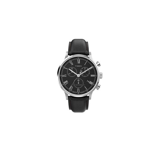 Timex Zegarek Waterbury Chronograph TW2U88300 Czarny uniwersalny MODIVO