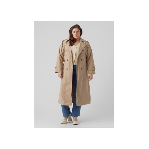 Vero Moda Curve Trencz 10287234 Brązowy Regular Fit 50 MODIVO promocja