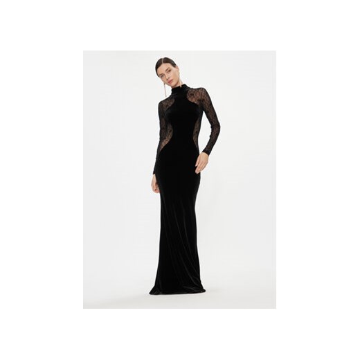 Elisabetta Franchi Sukienka wieczorowa AB-472-37E2-V590 Czarny Slim Fit ze sklepu MODIVO w kategorii Sukienki - zdjęcie 168838644