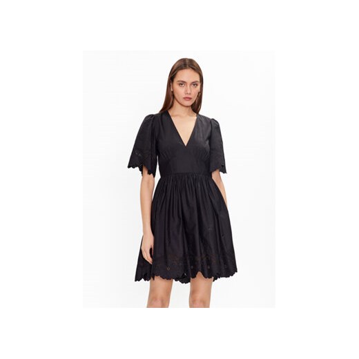 TWINSET Sukienka letnia 231TT2301 Czarny Regular Fit ze sklepu MODIVO w kategorii Sukienki - zdjęcie 168838753