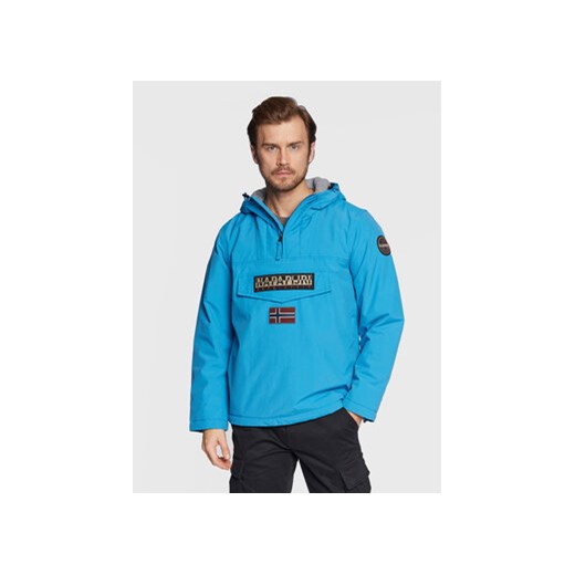 Napapijri Kurtka anorak Rainforest Winter 3 NP0A4GMC Niebieski Regular Fit Napapijri L wyprzedaż MODIVO