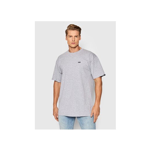 Vans T-Shirt Left Chest Logo VN0A3CZE Szary Classic Fit ze sklepu MODIVO w kategorii T-shirty męskie - zdjęcie 168839971
