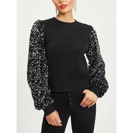 LA Angels Sweter w kolorze czarnym ze sklepu Limango Polska w kategorii Swetry damskie - zdjęcie 168840373