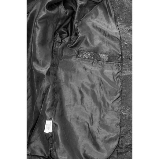 kurtka skórzana  11Z8016 czarna Risardi L promocja Risardi