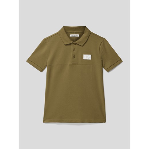 Koszulka polo z naszywką z logo model ‘BADGE PIQUE’ 164 wyprzedaż Peek&Cloppenburg 