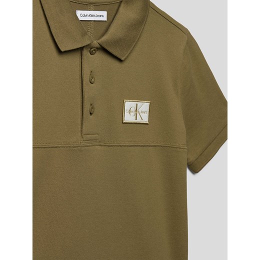 Koszulka polo z naszywką z logo model ‘BADGE PIQUE’ 164 okazja Peek&Cloppenburg 