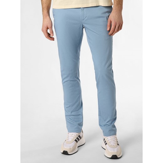 Tommy Hilfiger Spodnie Mężczyźni Bawełna jasnoniebieski wzorzysty ze sklepu vangraaf w kategorii Spodnie męskie - zdjęcie 168843331
